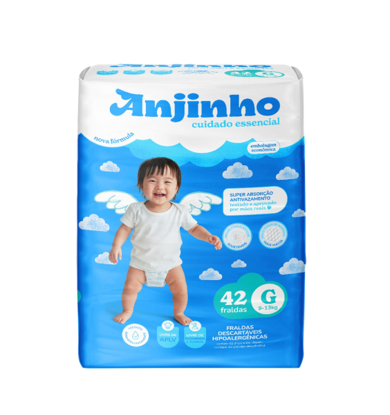 Fralda Anjinho Economica G C/42
