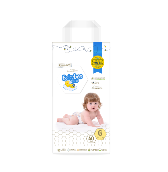 Fralda Baby Bee Dermoproteção g C/40
