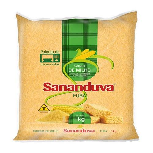 Fubá Media Sananduva 1kg (Polenta de Microondas)
