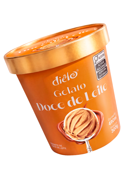 Gelato Doce De Leite Diêlo 490ml