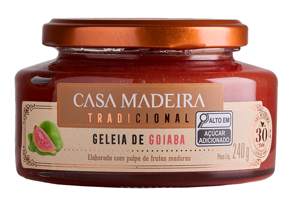 Geleia De Goiaba Casa Madeira 240g