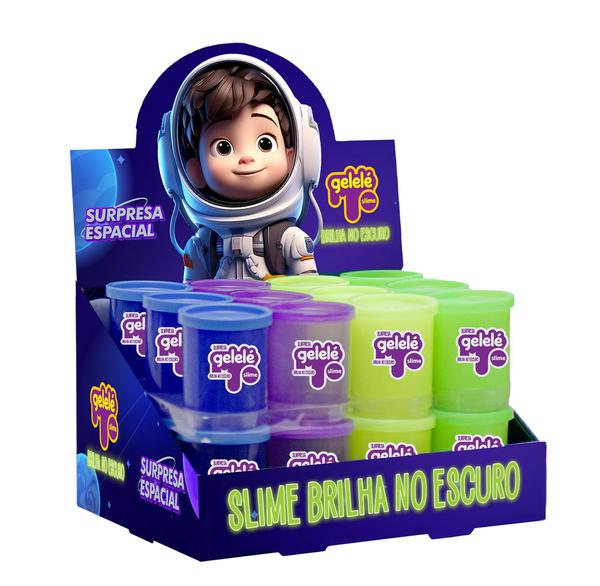 Gelelé Slime Brilha No Escuro Doce Brinquedo 110g