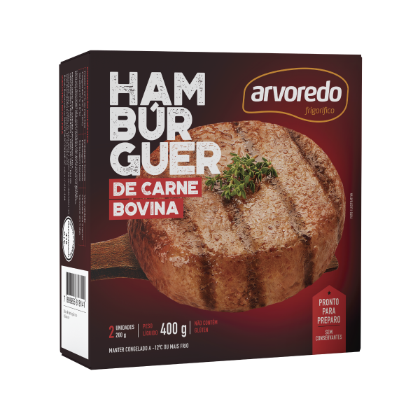 Hamburguer Bovino Arvoredo 400g