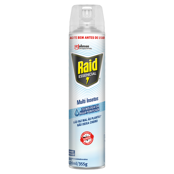 Inseticida Aerossol Raid Multi- Insetos S/Perf 420ml
