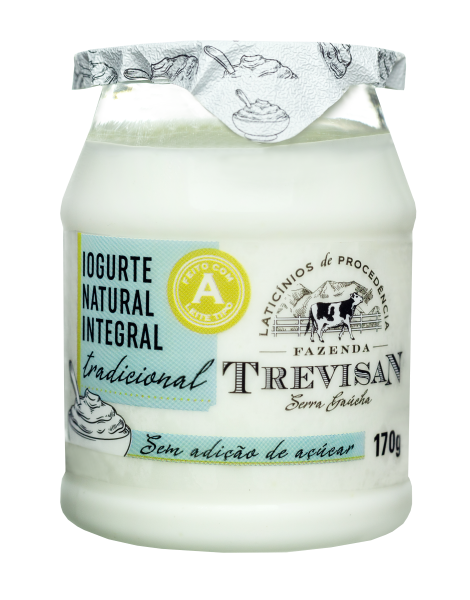 Iogurte Fazenda Trevisan Integral Natural 170g