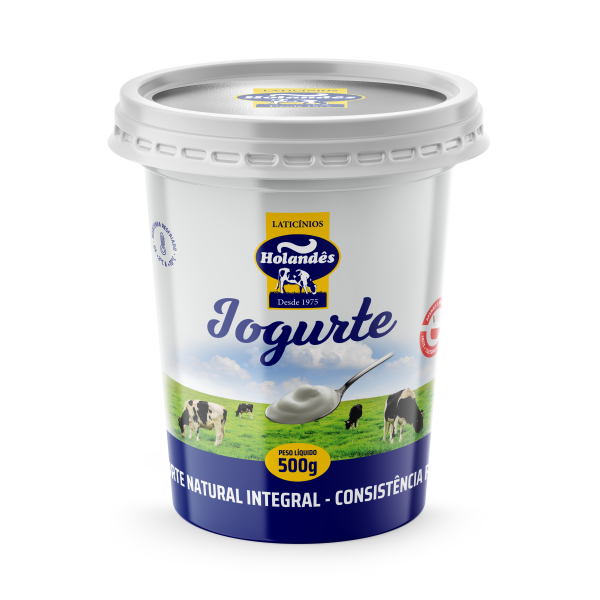 Iogurte Natural Integral Holandês 500gr