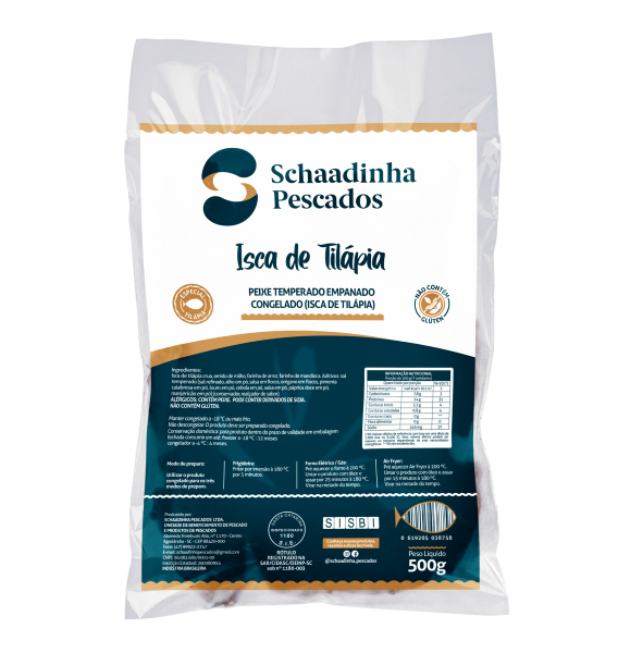 Iscas De File De Tilapia Schaadinha 400g
