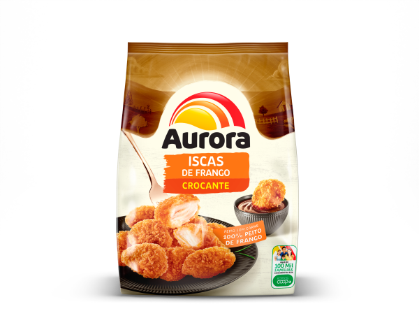 Iscas De Frango Crocante Aurora 275g