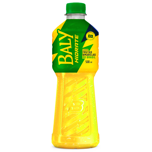 Isotônico Hidrate Frutas Amarelas Baly 500ml (Ediçao Copa do Mundo)