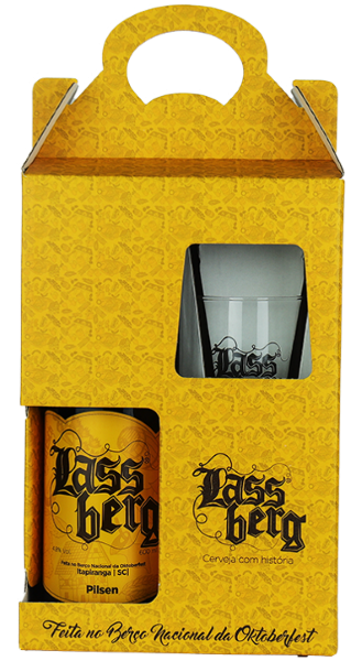 Kit Cerveja Lassberg 1pilsen+tulipa Ret 600ml