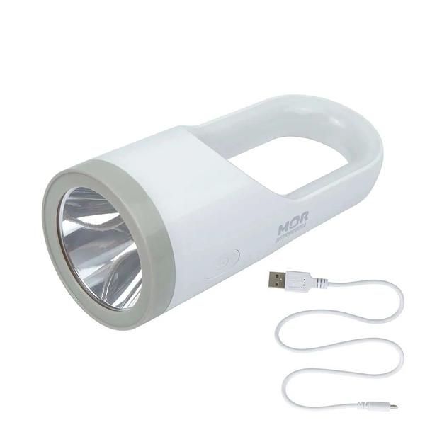 Lanterna Mor 160 Lumens Branca Recarrega