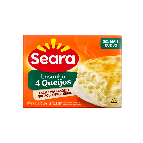 Lasanha Seara 4 Queijos 600g