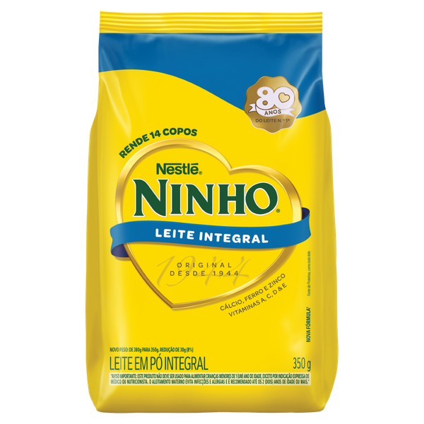 Leite Ninho Integral 350g