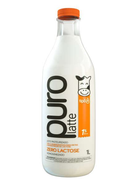Leite Tipo A Purolatte Semidesnatado Sem Lactose 1L