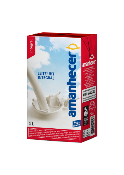 Leite Uht Amanhecer Integral S/ Tampa 1L