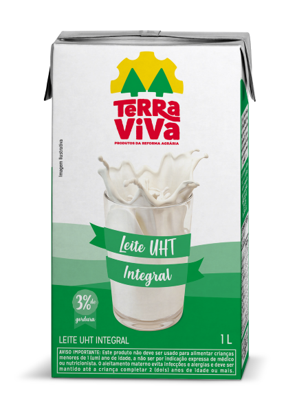 Leite Uht Terra Viva Integral 1lt