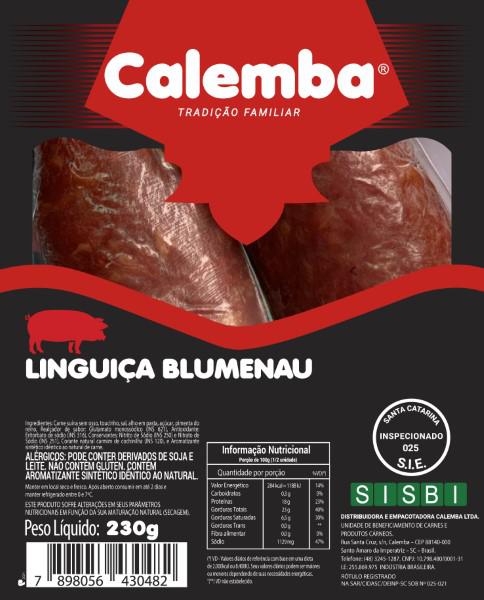 Linguiça Blumenau Calemba 230g