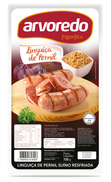 Linguiça de Pernil Resfriada Arvoredo 800g