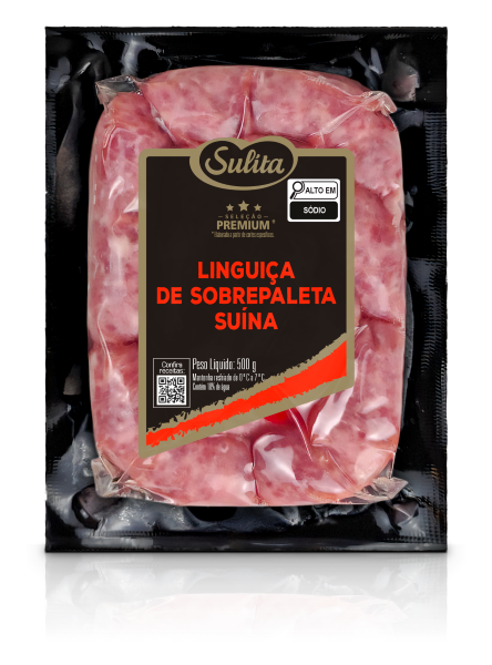 Linguiça De Sobrepaleta Resfriada Sulita 500g