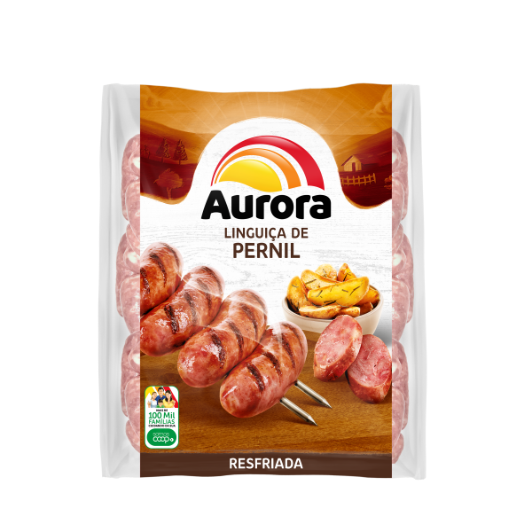 Linguica de Pernil Aurora 700g