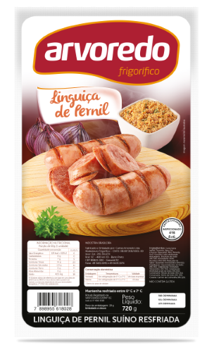 Linguica Pernil suíno Arvoredo 720g
