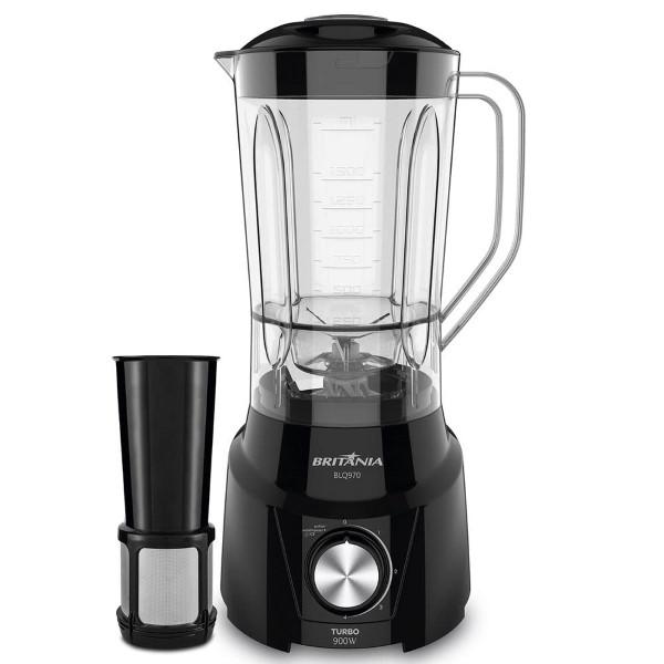 Liquidificador Britania Preto Blq970p Turbo 900w