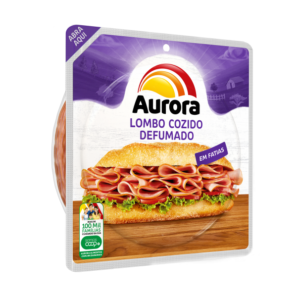 Lombo Aurora Defumado Fatiado 180g