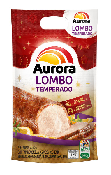 Lombo Aurora Temperado Congelado Kg