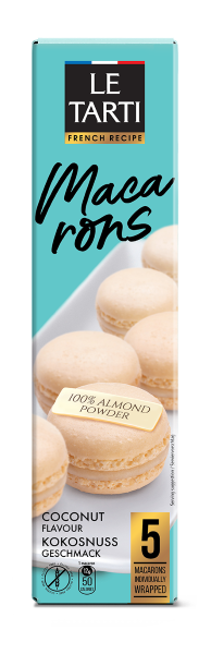 Macarons C/Recheio De Coco Le Tarti 60g