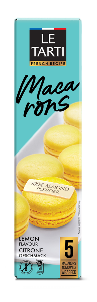 Macarons C/Recheio De Limão Le Tarti 60g
