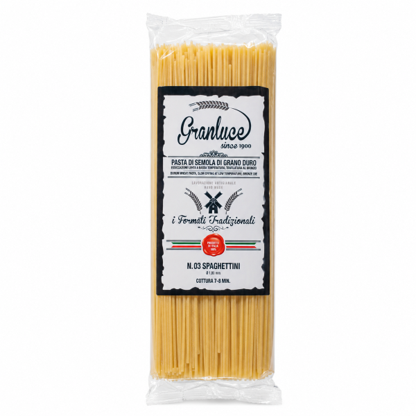 Macarrão Italiano Spaghettini Granluce 500g