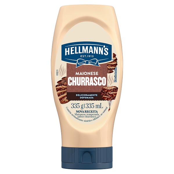 Maionese Hellmann´s Chrrasco N.B.A Squeeze 335g