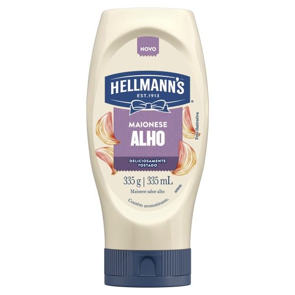 Maionese Hellmann´s N.B.A Alho Squeeze 335g