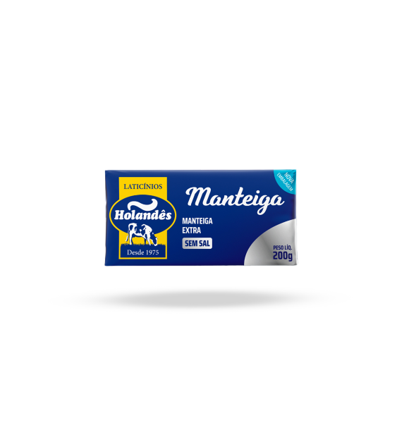 Manteiga Extra Sem Sal Holandês 200g
