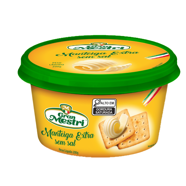 Manteiga Gran Mestri Sem Sal Pote 200g