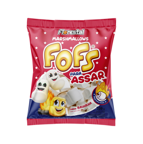 Marshmallows Florestal Fofs Twist P/Assar 220g