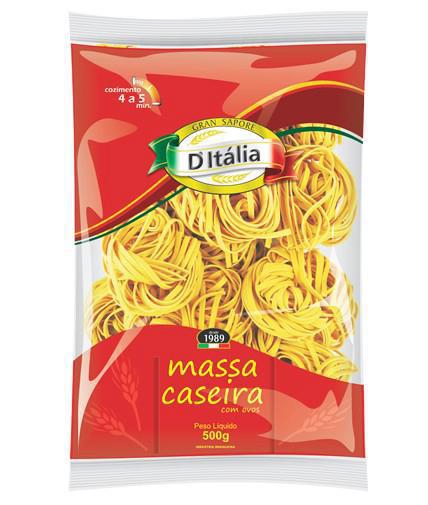 Massa Caseira D'itália Ninho Talharim Pct 500g
