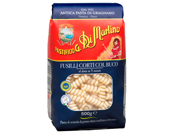 Massa Grano Duro Di Martino Fusilli Corti Col 500g (Importação Brasão)