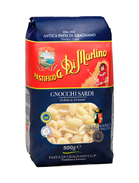 Massa Grano Duro Di Martino Gnocchi Sardi 500g (Importação Brasão)