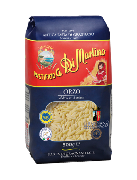 Massa Grano Duro Di Martino Orzo/Grana Di Riso 500g (Importação Brasão)