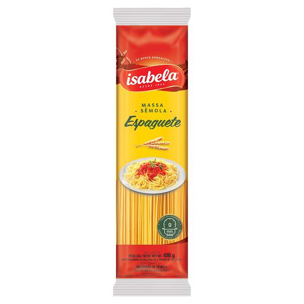 Massa Isabela Bom Gosto Espaguete 400g