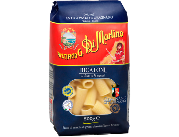 Massa Italiana Grano Duro Di Martino Rigatoni 500g