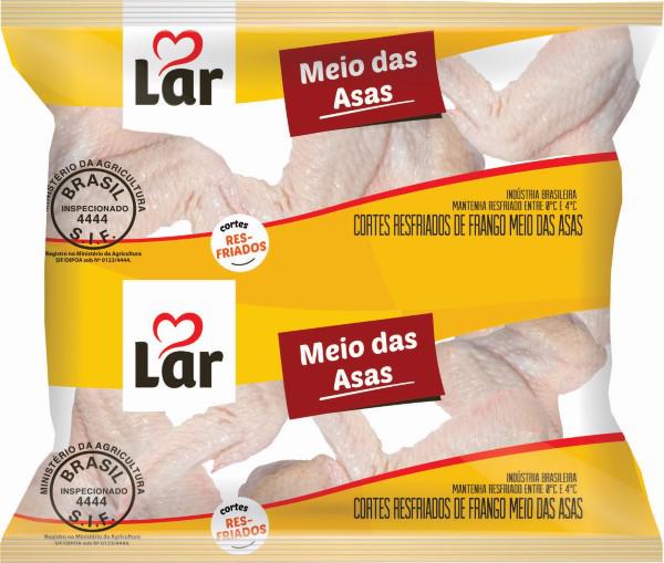 Meio Da Asa Resfriada Lar 600g