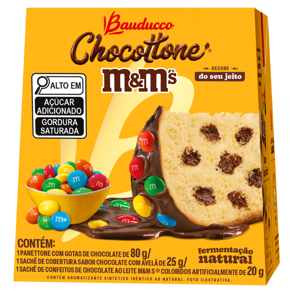 Mini Chocottone Bauducco M&m's 80g