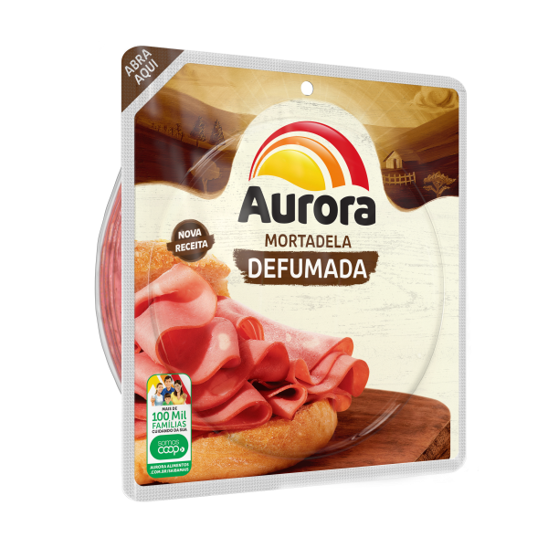 Mortadela Aurora Defumada Fatiada 180g