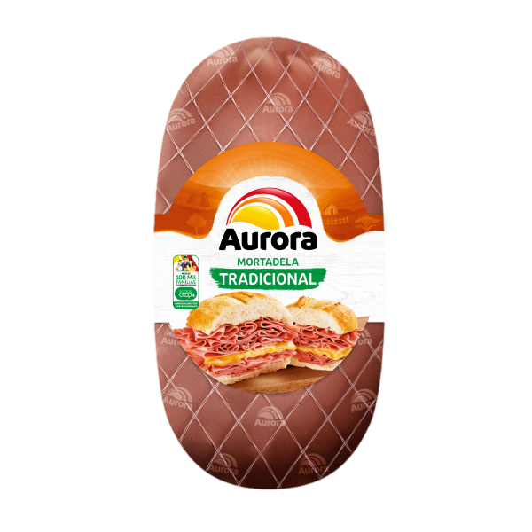 Mortadela Aurora Sem Toucinho Peça Kg