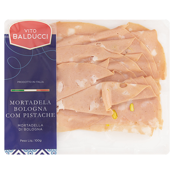 Mortadela Vito Balducci Bolonha Com Pistache 100g