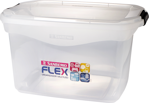 Organizador Sanremo Transparente Flex 29 Litros
