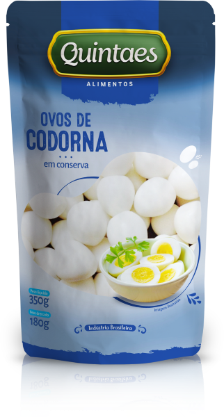Ovos De Codorna em Conserva Quintaes Sachê 180g