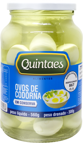 Ovos de Codorna Quintaes 300g